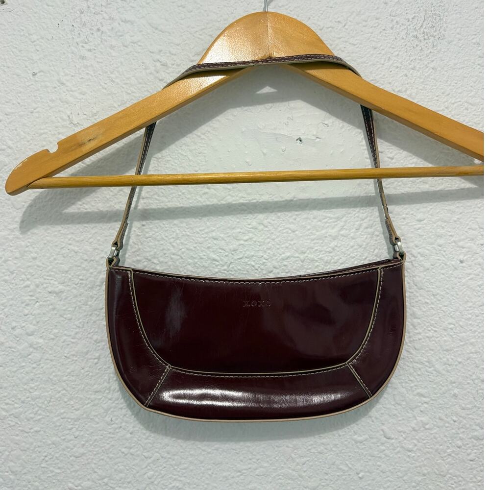 Vintage y2k XOXO Mini Shoulder Bag Red Faux Leather Glam Going Out